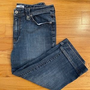 Chico's Platinum Denim Capri Pants